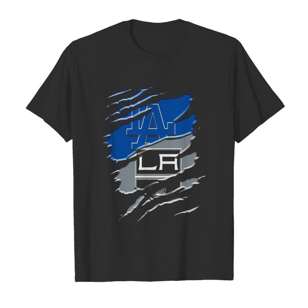 Los angeles dodgers and los angeles raiders shirt