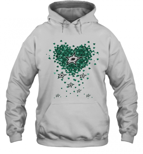 Love Dallas Stars Baseball Heart Diamond T-Shirt Unisex Hoodie