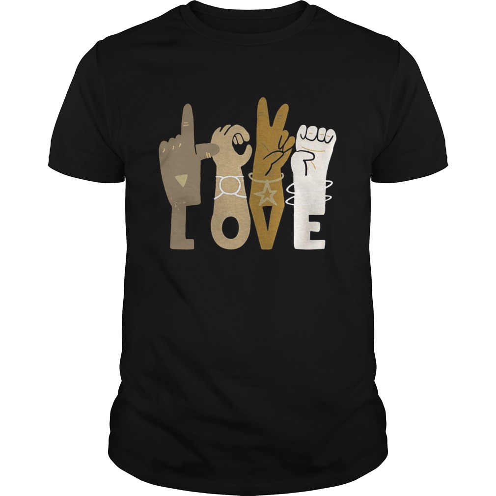 Love sign language black lives matter  Unisex