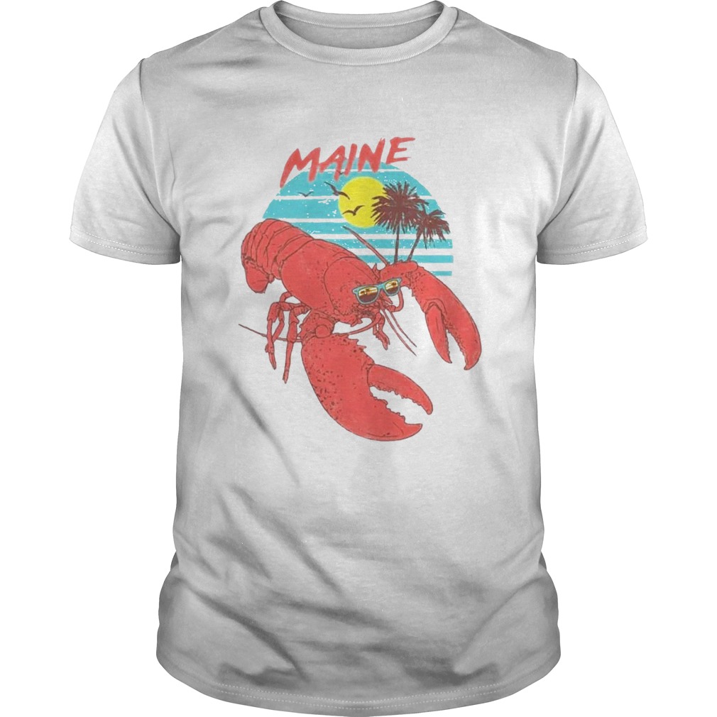 Maine Lobster Sunglasses shirt