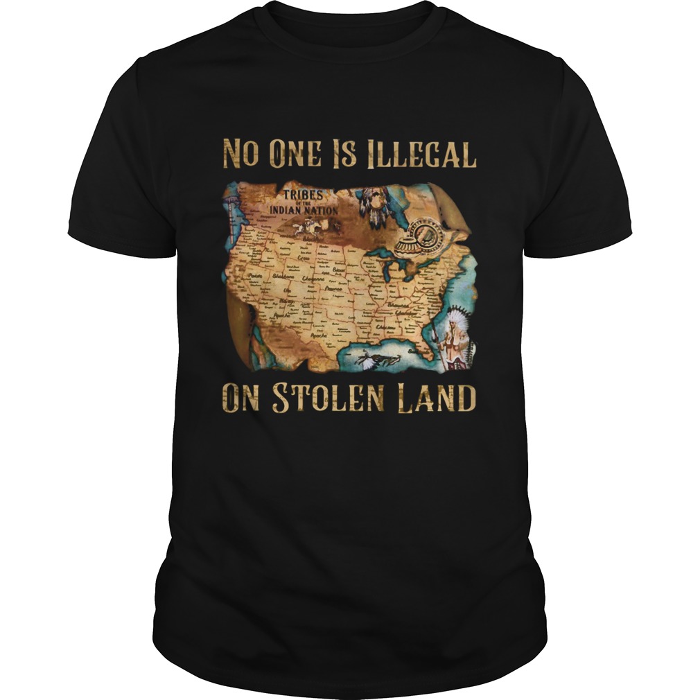 Maps No one is illegal on stolen land  Unisex