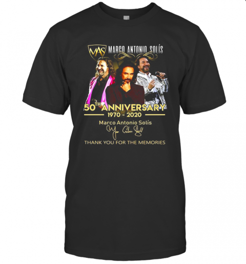 Marco Antono Solis 50Th Anniversary 1970 2020 Signature T-Shirt