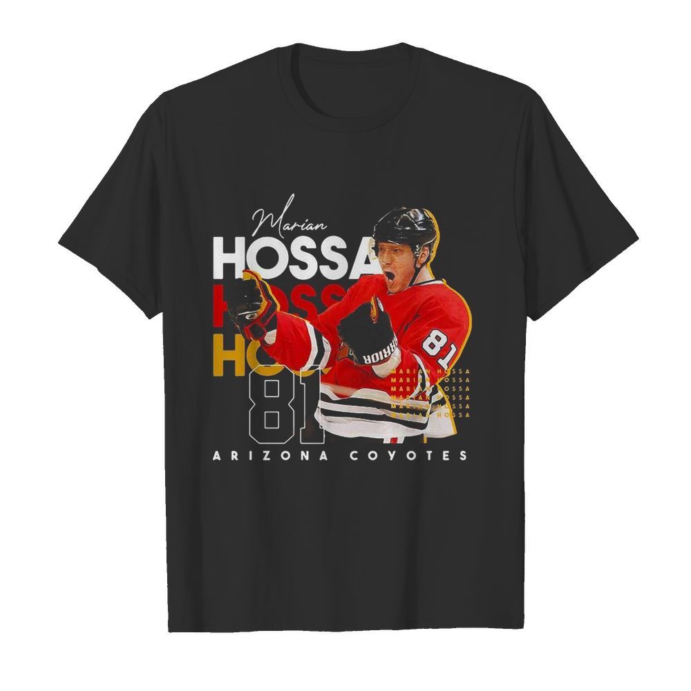 Marian hossa 69 arizona ice hockey winger shirt