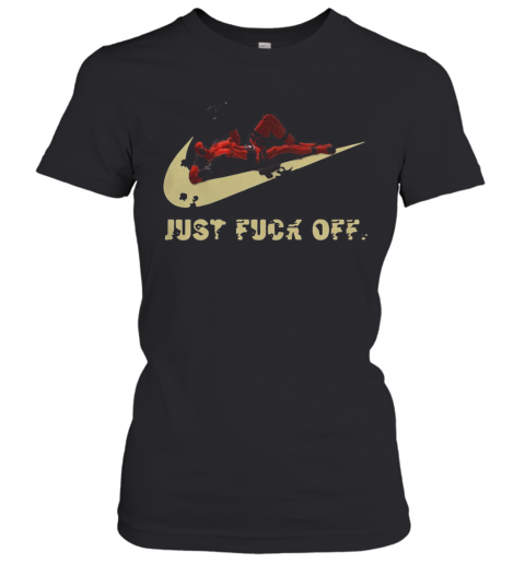 Marvel Anti Hero Deadpool Nike Just Fuck Off T-Shirt Classic Women's T-shirt