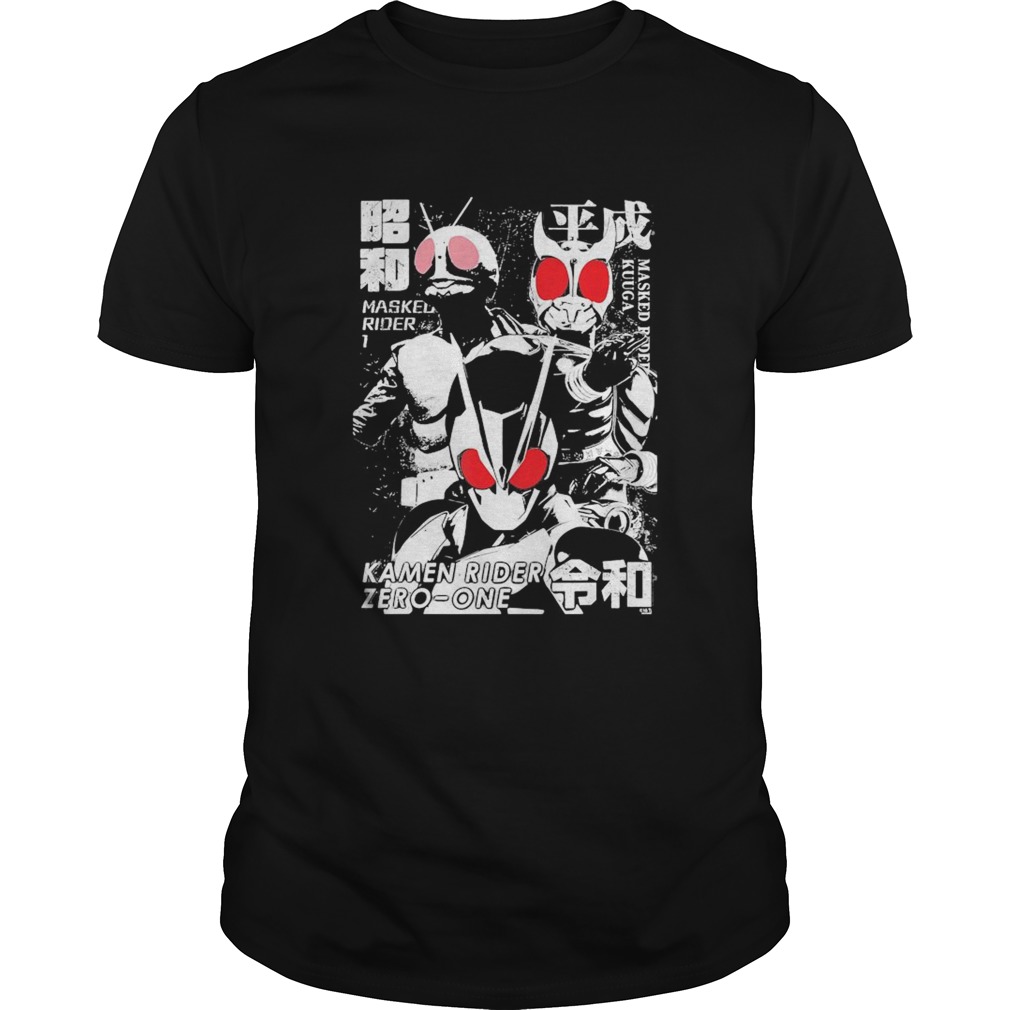 Masked rider zero one japanese shirt