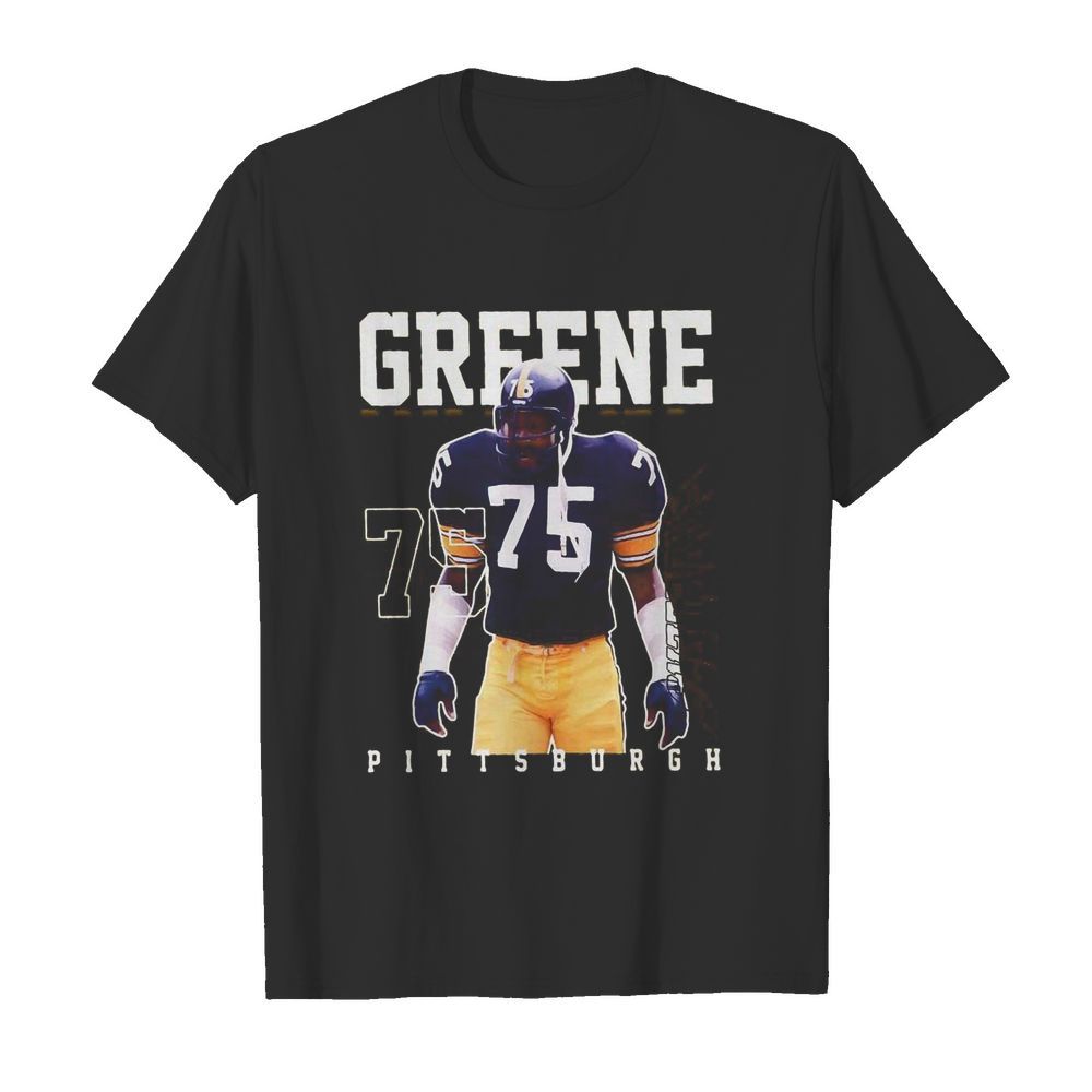 Mean greene 75 pittsburgh football player shirt