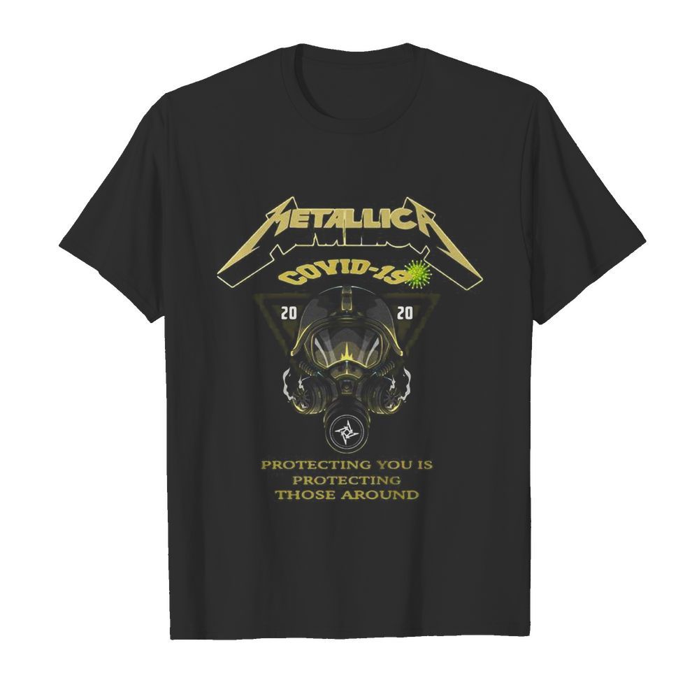 Metallica covid-19 2020 protecting you is protecting those around mask shirt