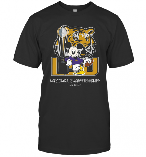 Mickey Mouse LSU Tigers National Championship 2020 T-Shirt