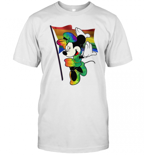 Minnie Mouse LGBT Flag T-Shirt