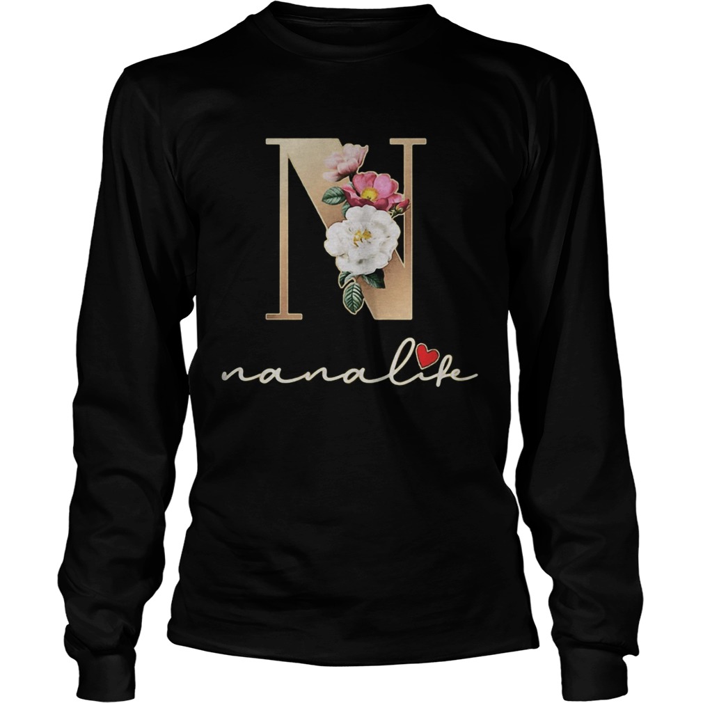 N nana life sunflower heart  Long Sleeve