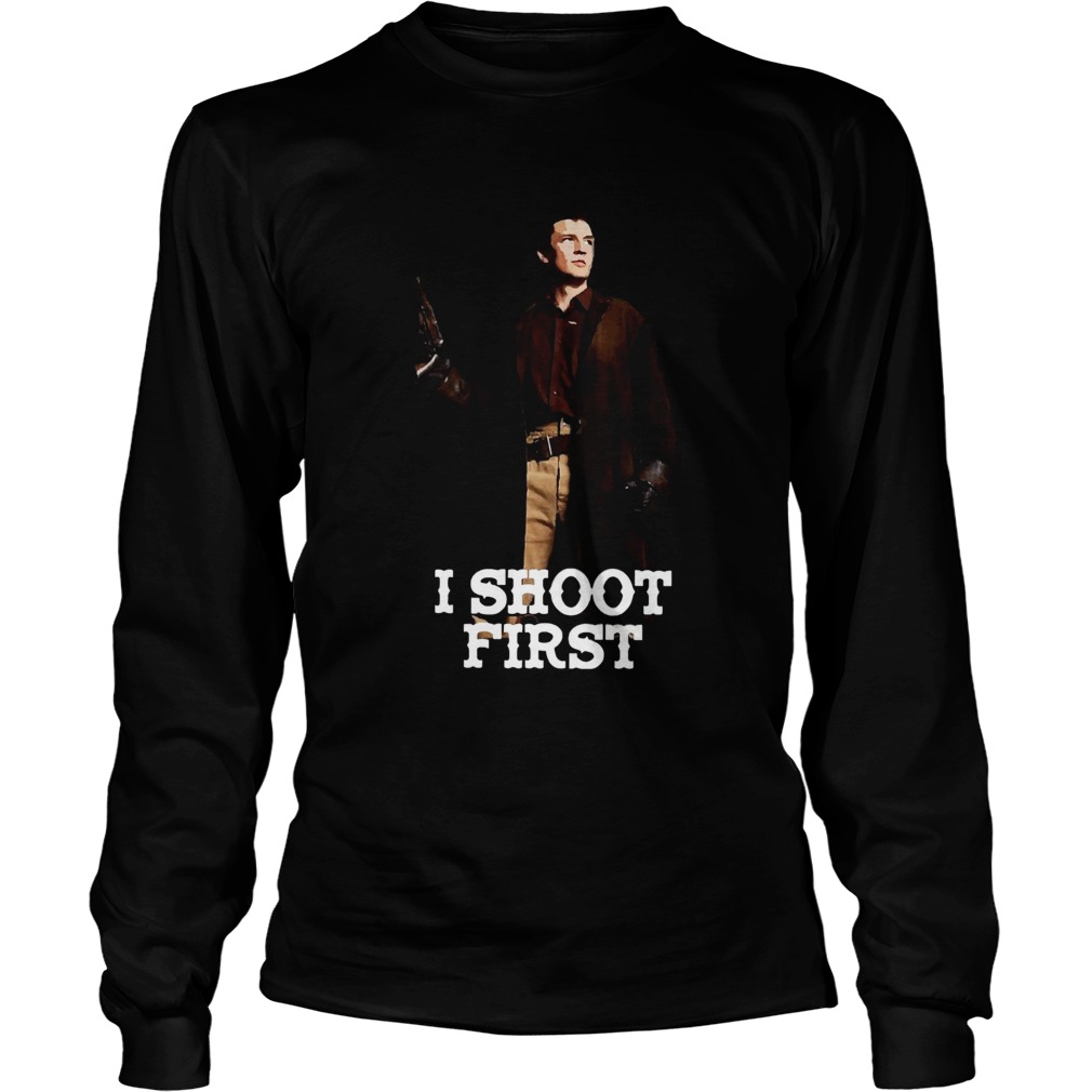 Nathan Fillion I Shoot First  Long Sleeve