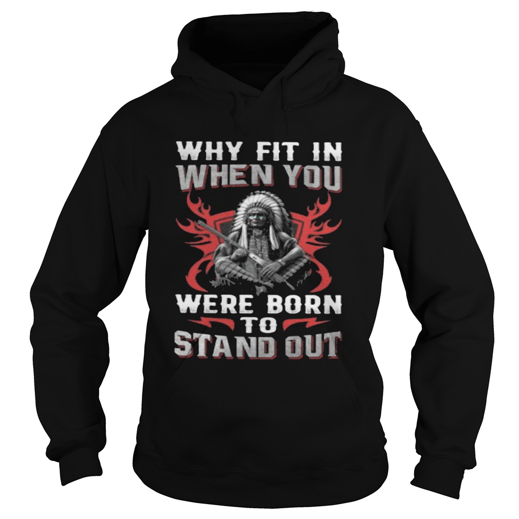 Native Why fit in when you were born to stand out  Hoodie