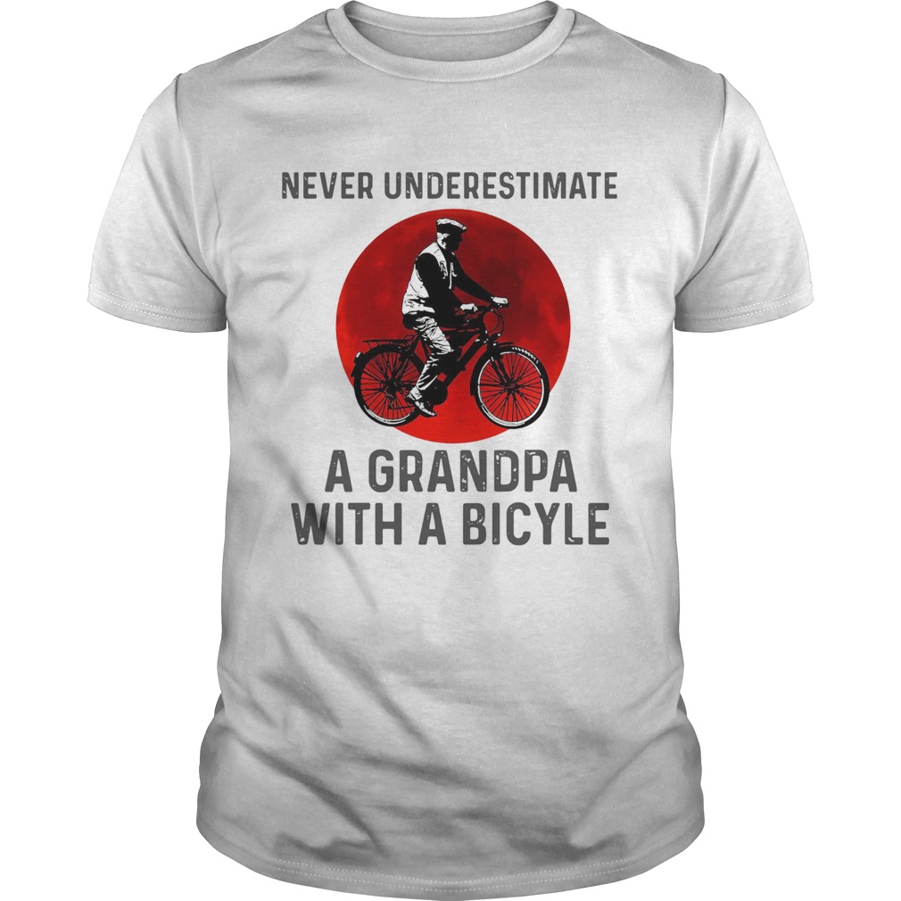 Never Underestimate A Grandma With A Bicycle shirt