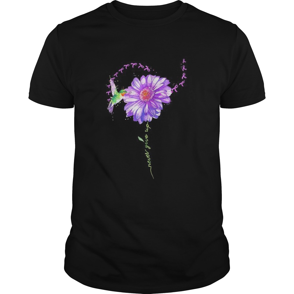 Never give up bird chrysanthemum fibromyalgia  Unisex