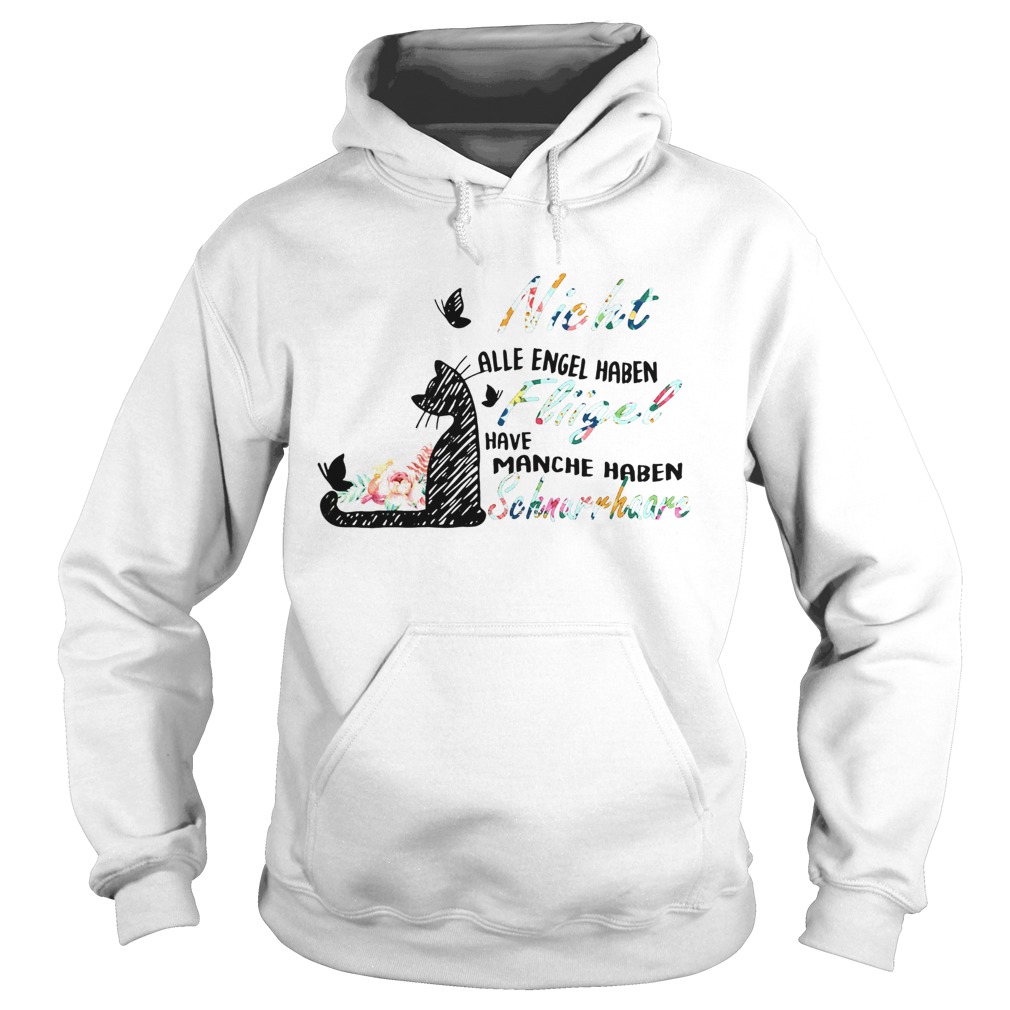 Nich Alle Engel Haben Flgel Manche Haben Schnurrhaare  Hoodie