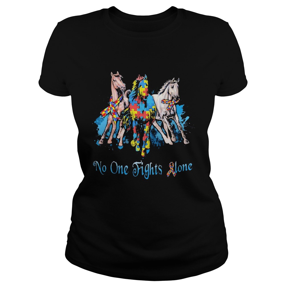 No One Fights Alone Autism Horses  Classic Ladies