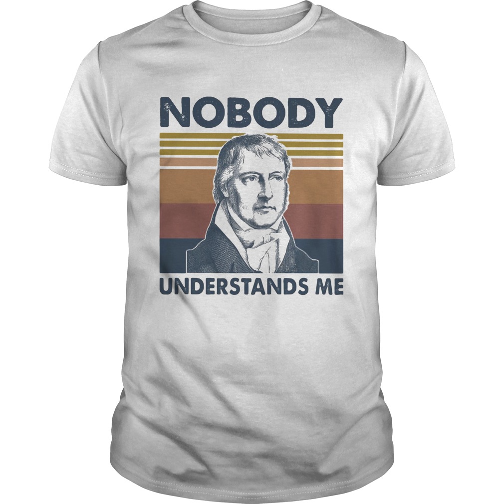 Nobody understands me vintage retro shirt