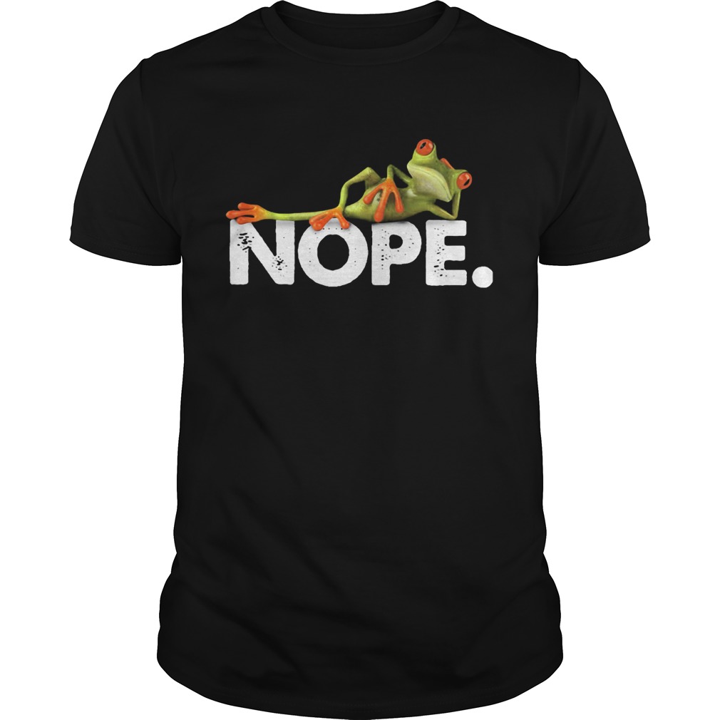 Nope green frog lie  Unisex