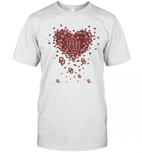 Oklahoma Sooners Three Wolves Heart T-Shirt