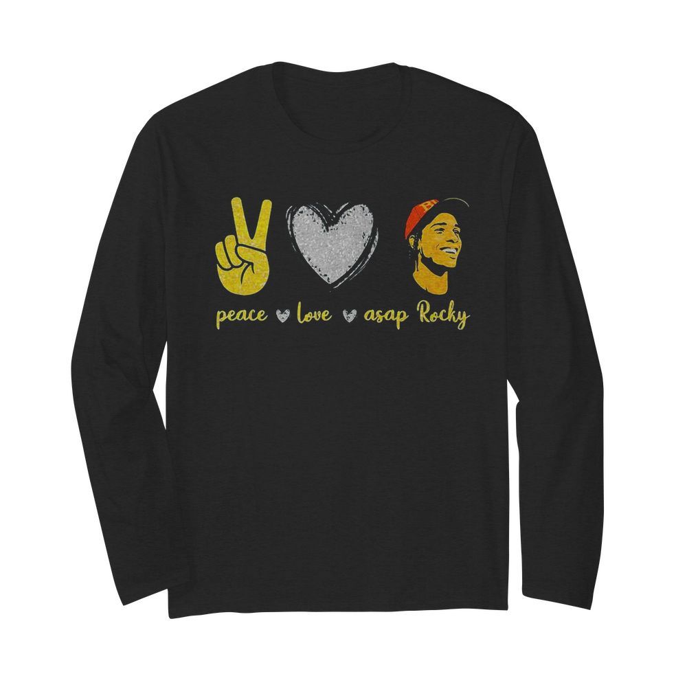 Peace love asap rocky diamond  Long Sleeved T-shirt 