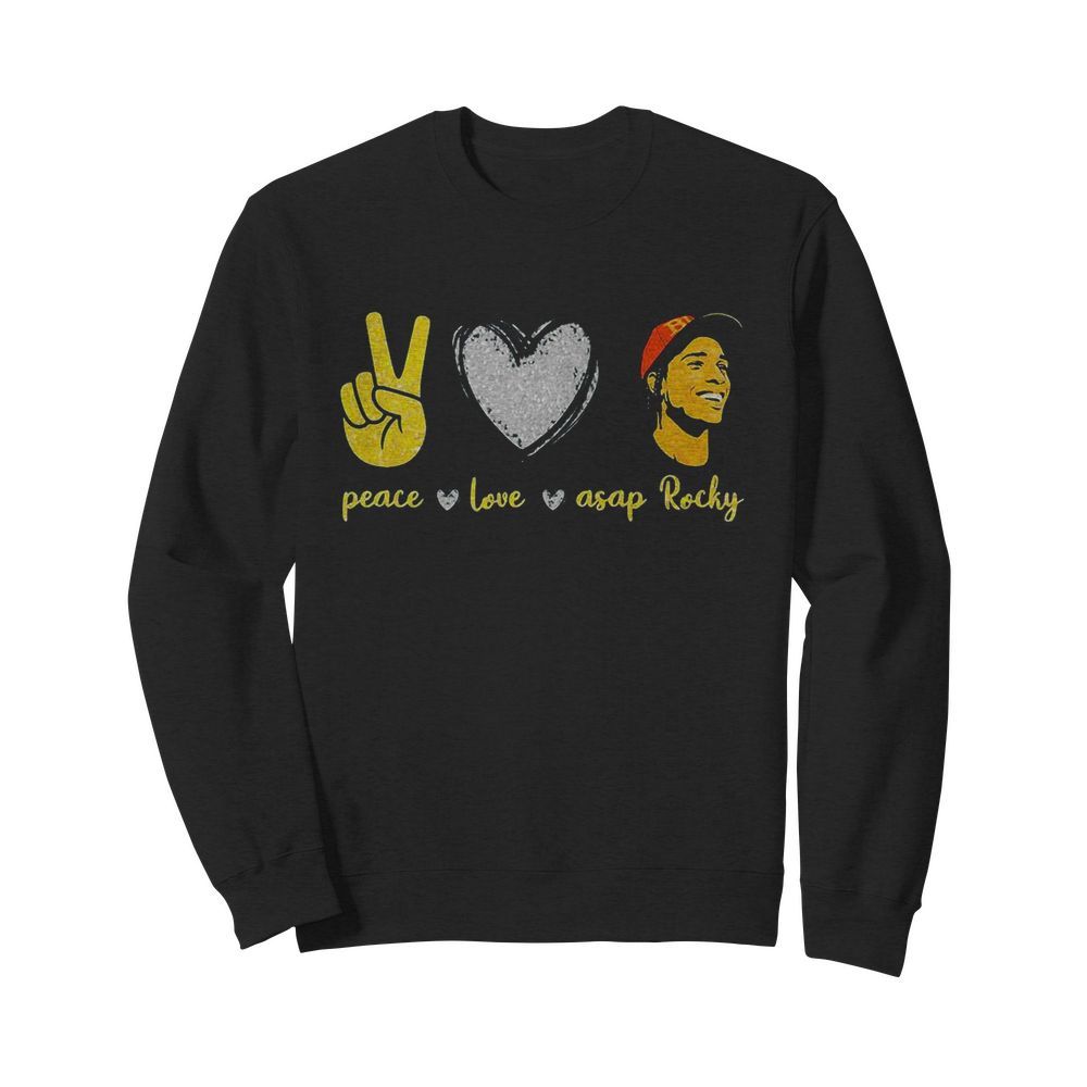 Peace love asap rocky diamond  Unisex Sweatshirt