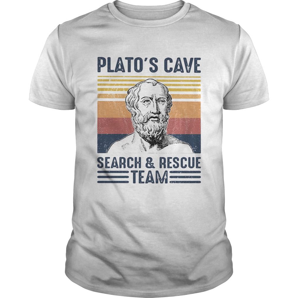 Platos cave search and resue team vintage retro  Unisex