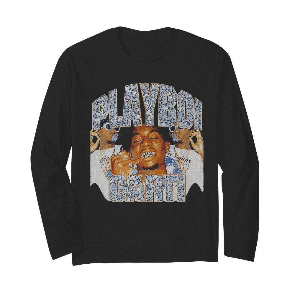 Playboi carti rapper diamond  Long Sleeved T-shirt 