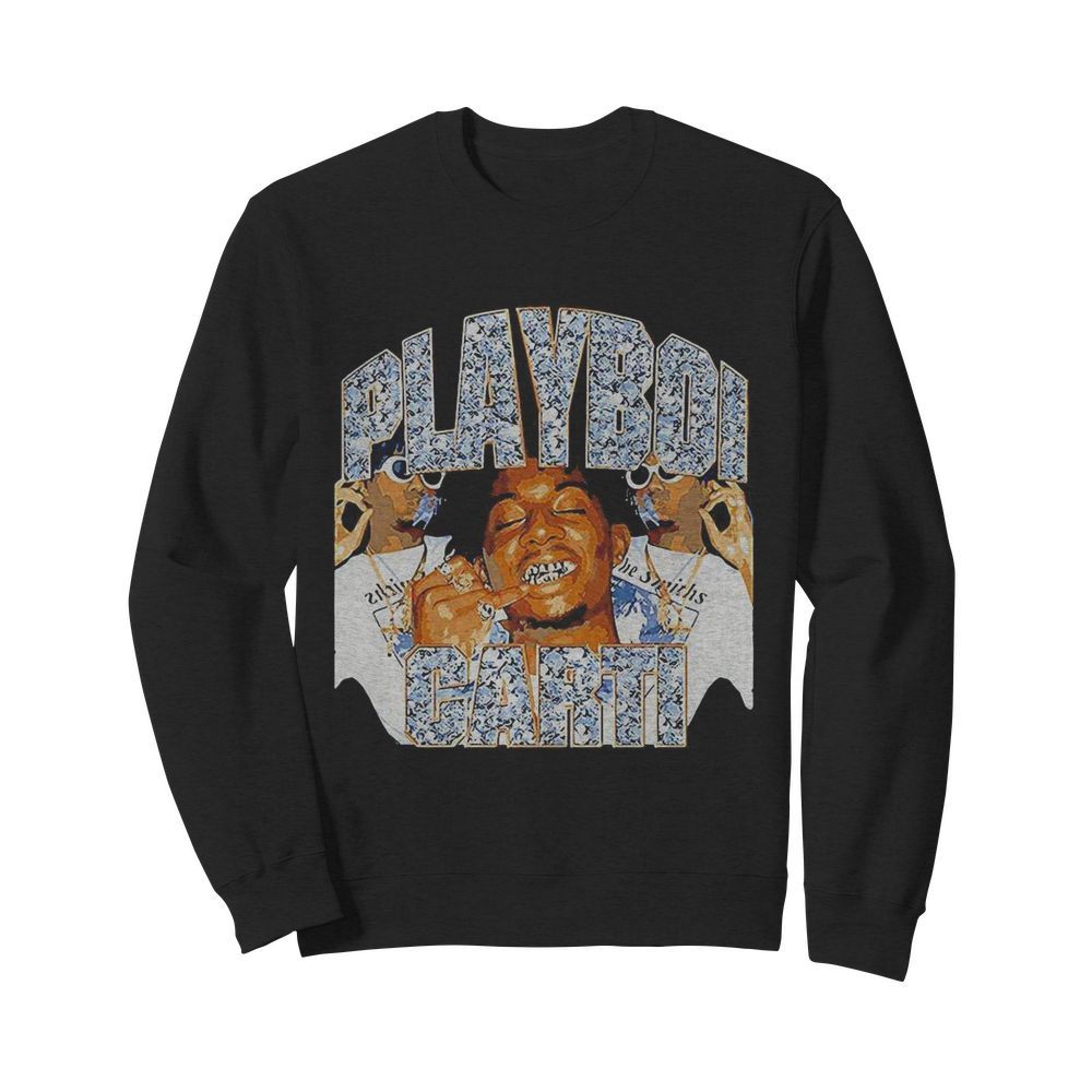 Playboi carti rapper diamond  Unisex Sweatshirt