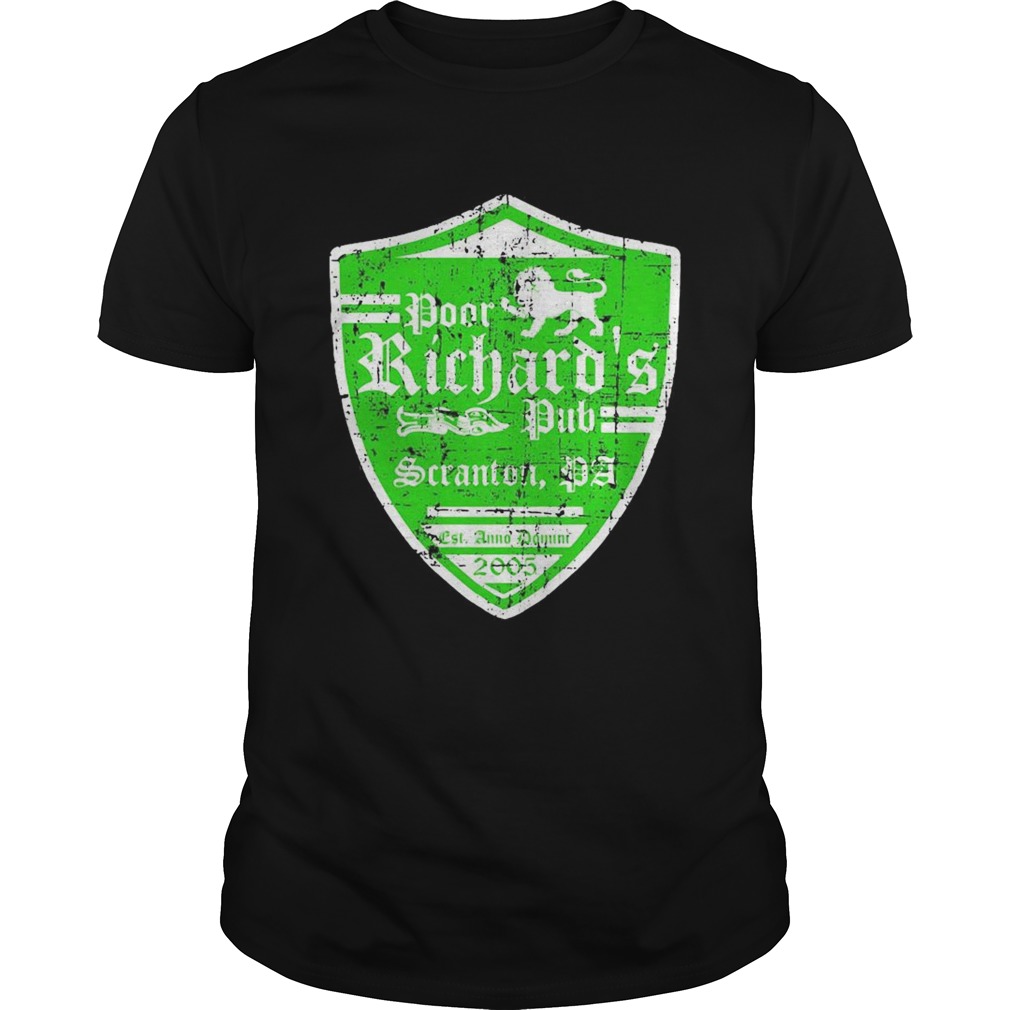 Poor richards pub from the office shirt