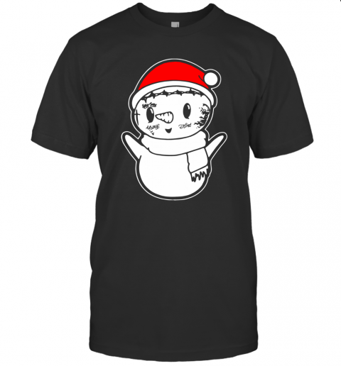 Post Malone Snowman Santa Christmas T-Shirt