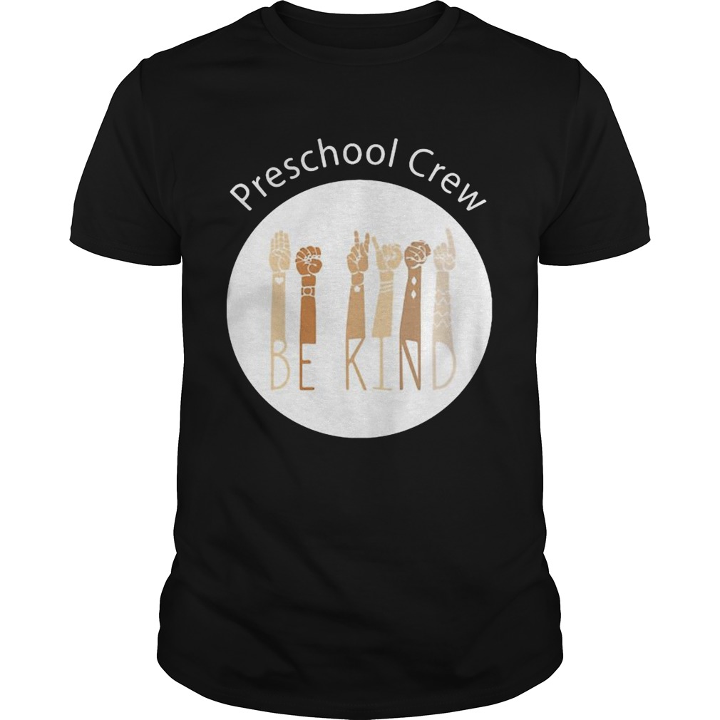 Preshool crew be kind girls dance shirt