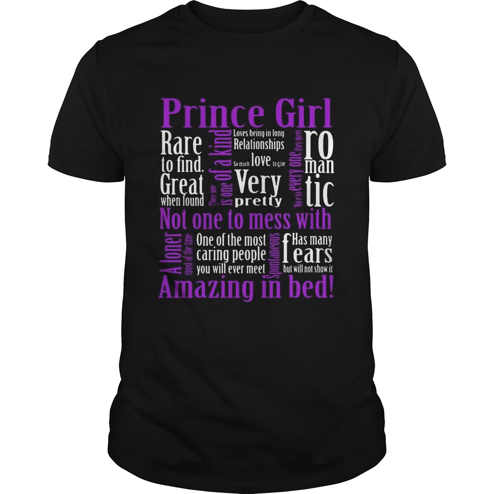 Prince girl race to find great when found shirt