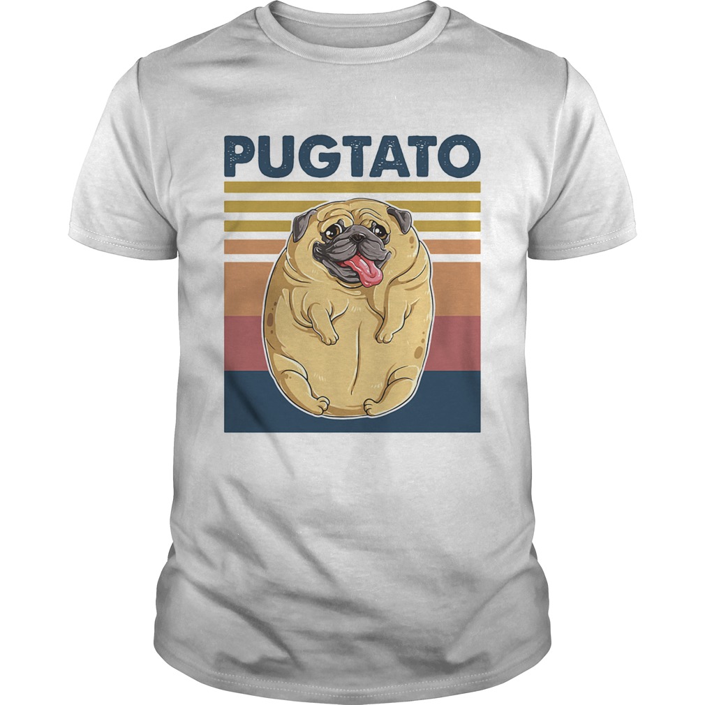 Pugtato Pug Vintage Retro shirt