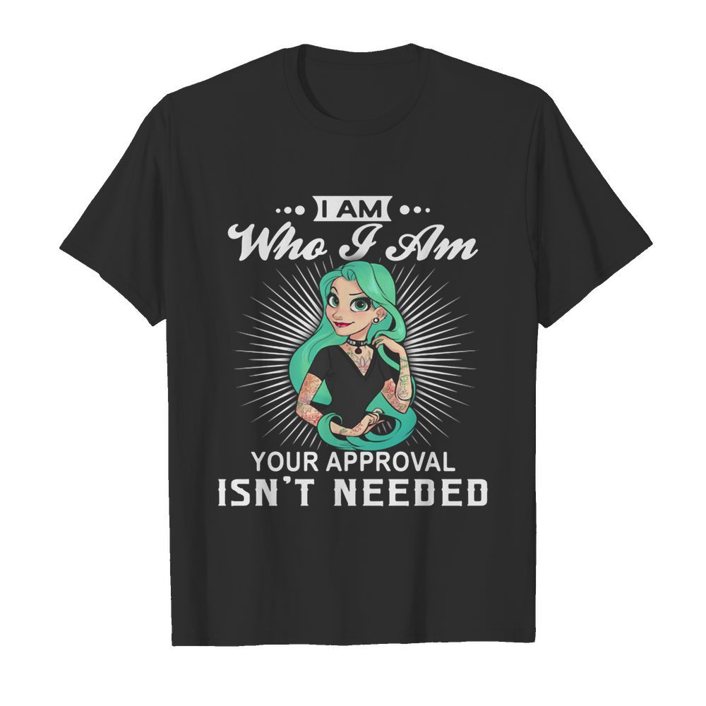 Punk rapunzel i am who i am your approval isn’t needed  Classic Men's T-shirt