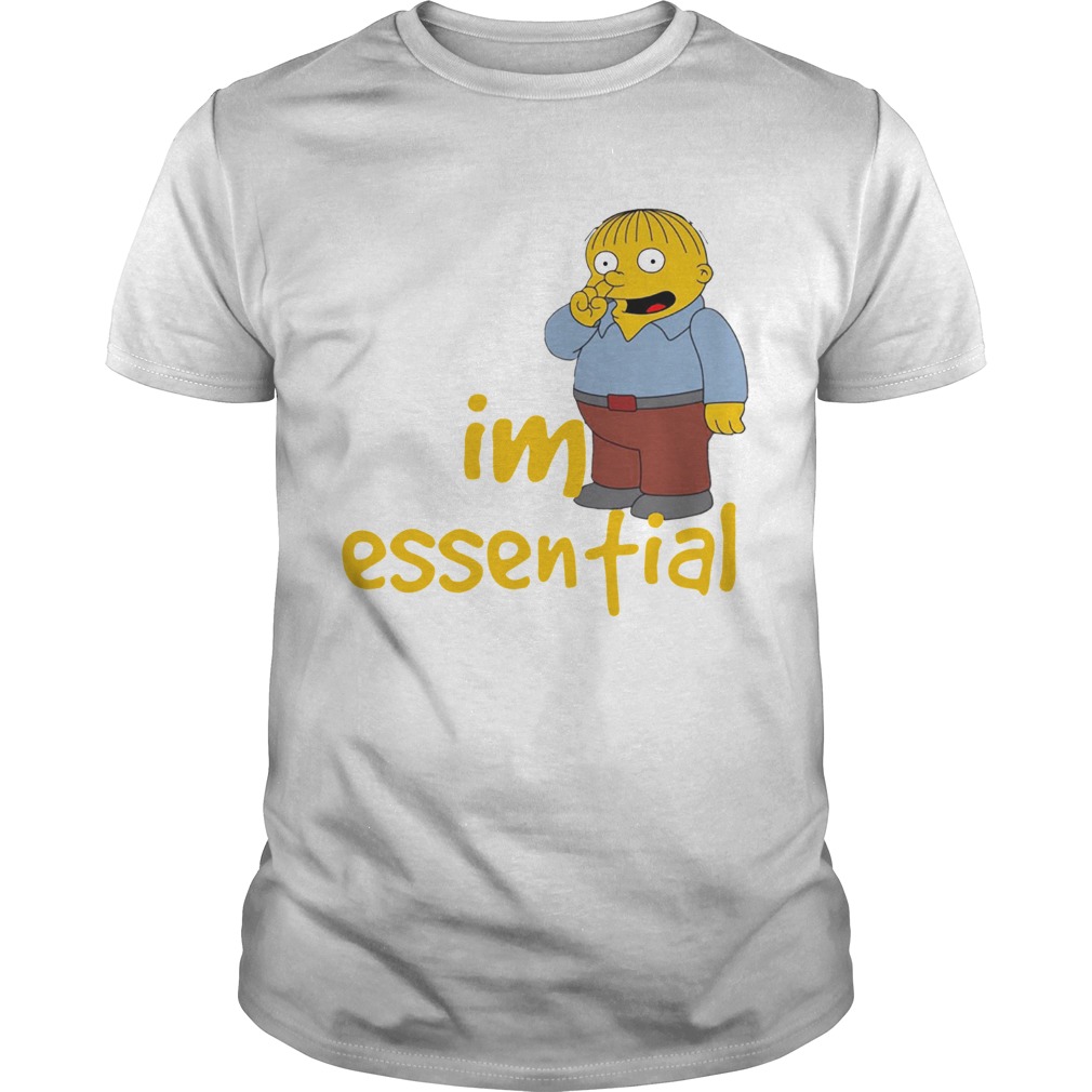 Ralph Wiggum Picking Nose Im Essential shirt