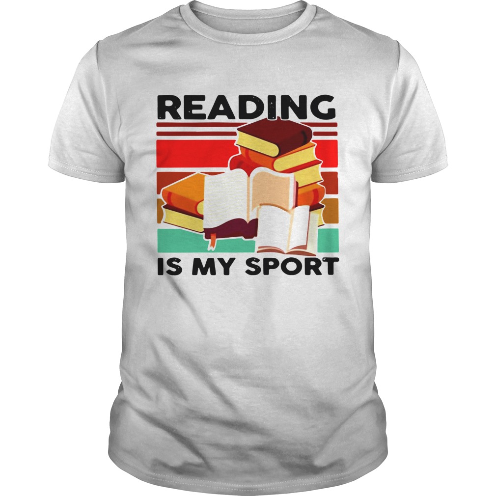 Reading Books Is My Sport Vintage  Unisex