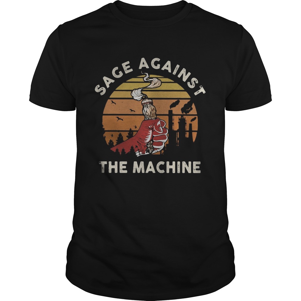 Sage against the machine vintage retro shirt