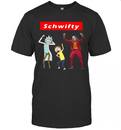 Schwifty Joker Rick And Morty Jump T-Shirt