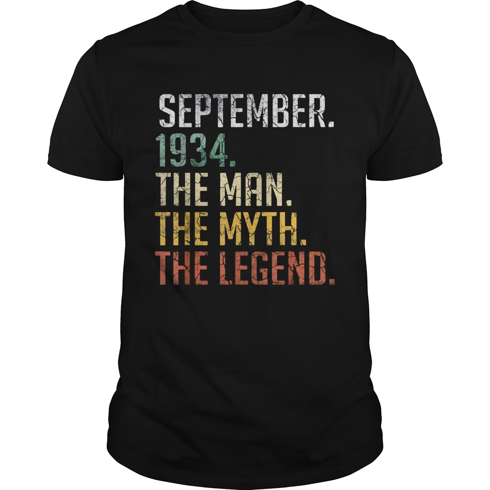 September 1934 the man the myth the legend  Unisex