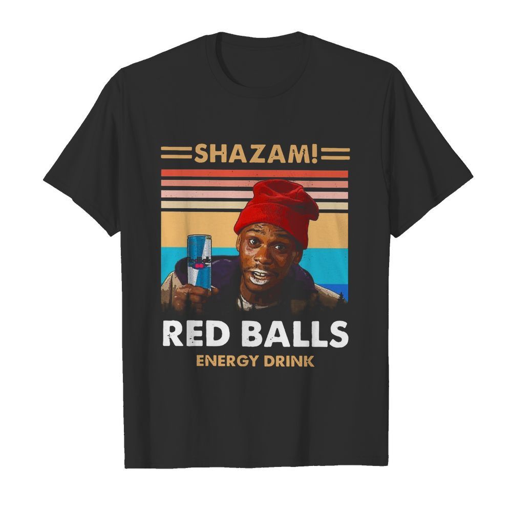 Shazam Red Balls Energy Drink Vintage shirt