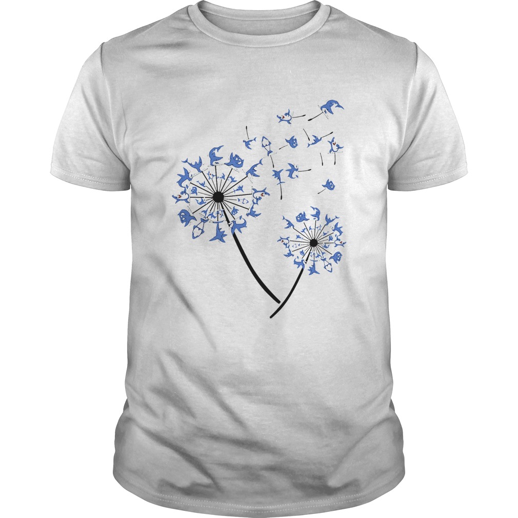 She Loves Yoga Shark Dandelion shirt