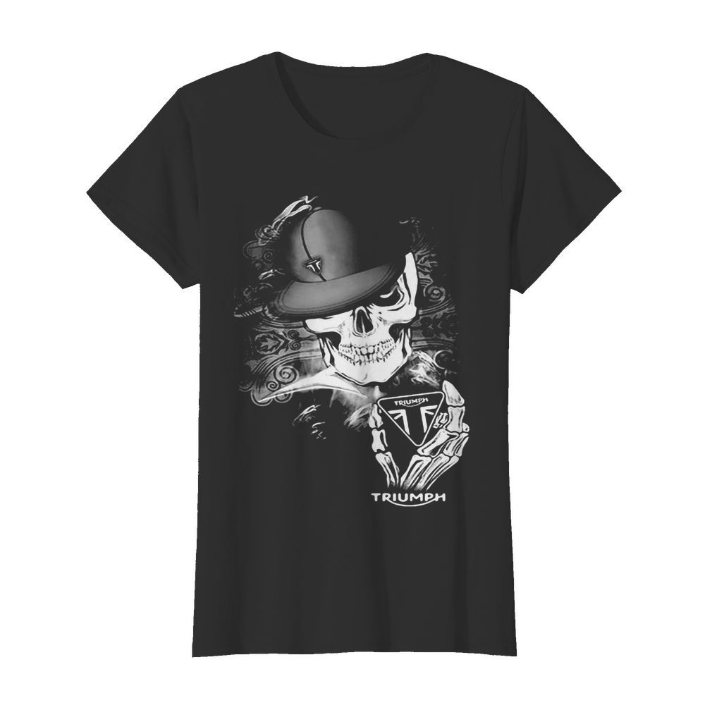 Skeleton skull triumph logo  Classic Women's T-shirt