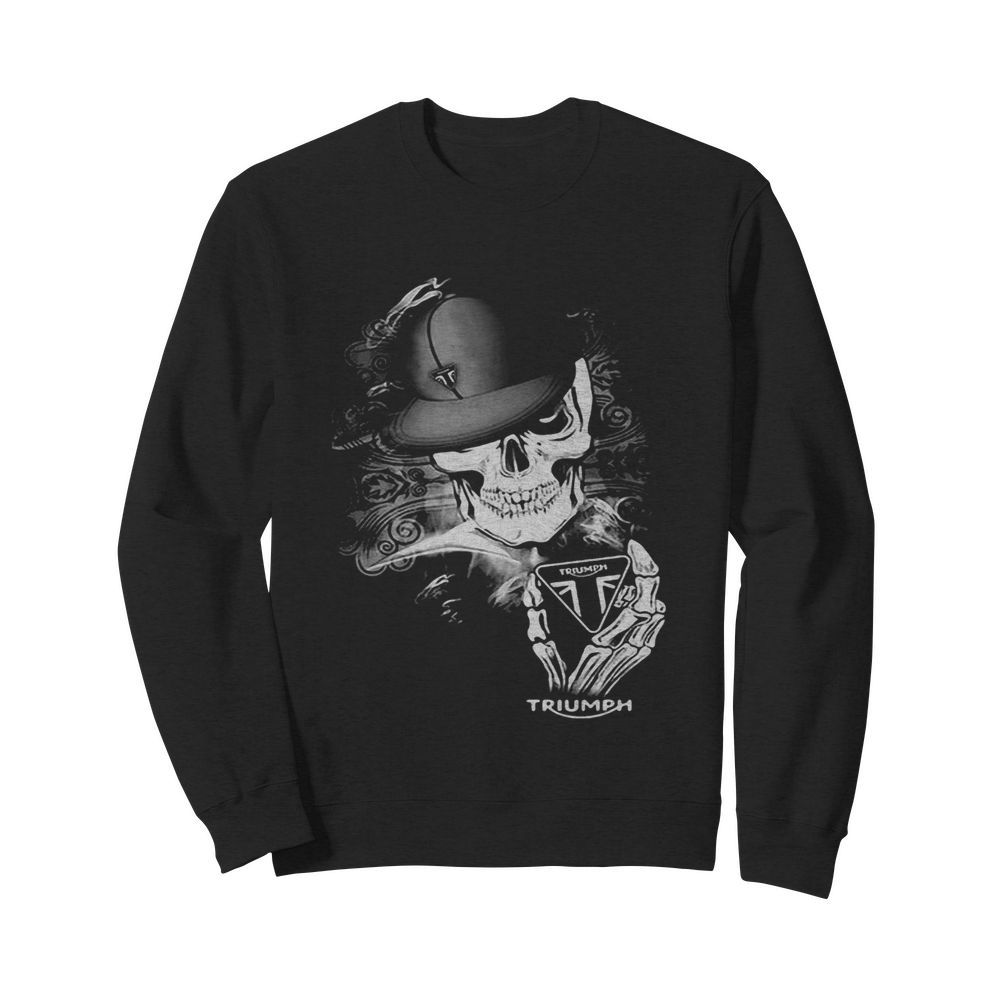 Skeleton skull triumph logo  Unisex Sweatshirt