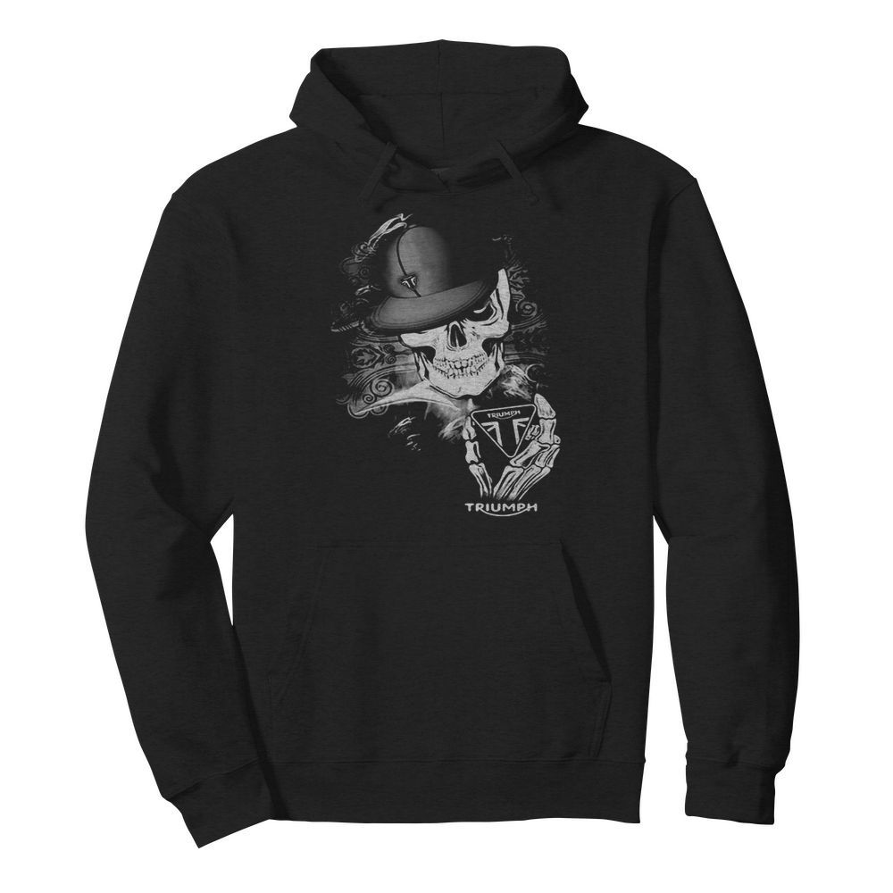 Skeleton skull triumph logo  Unisex Hoodie