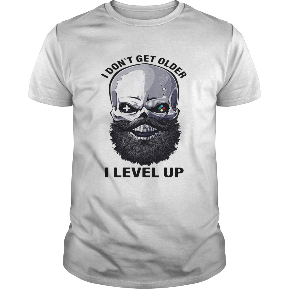 Skull medal I dont older I level up shirt