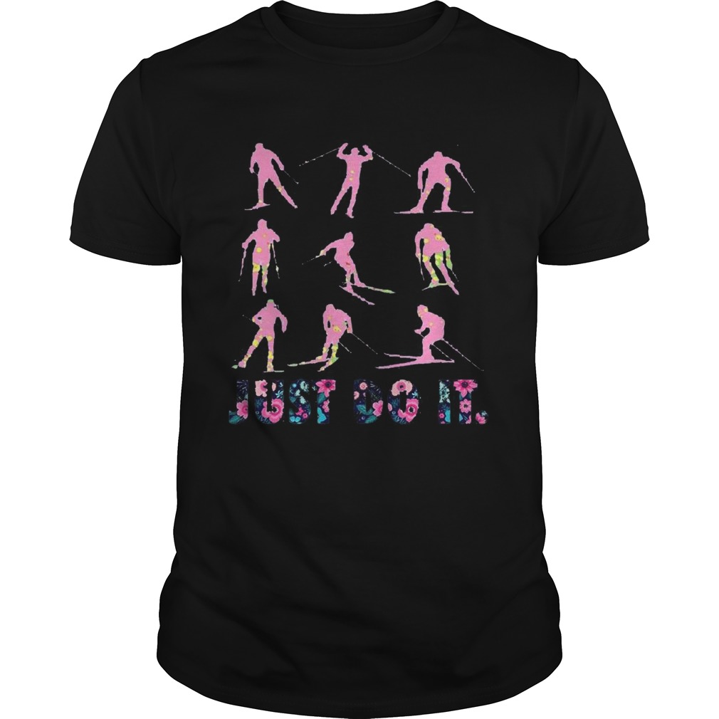 Snowboarding just do it flowers  Unisex