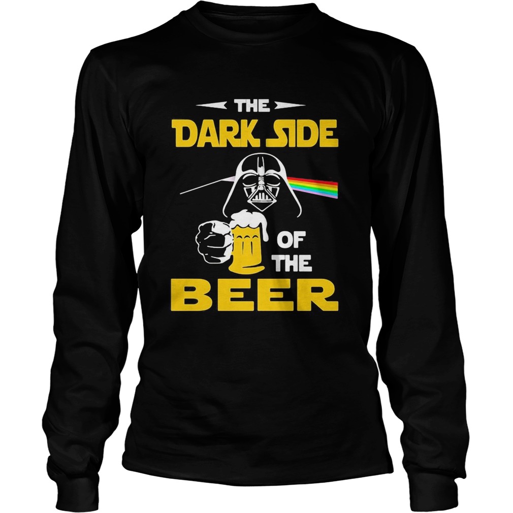 Star wars darth vader the dark side of the beer  Long Sleeve