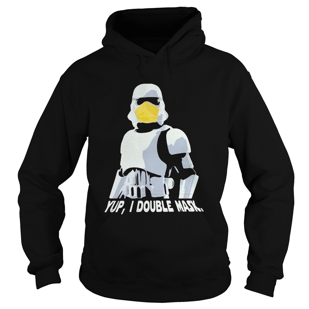 Star wars darth vader yup i double mask  Hoodie