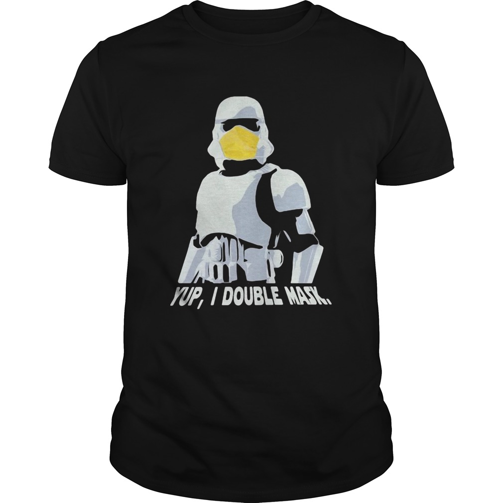 Star wars darth vader yup i double mask shirt