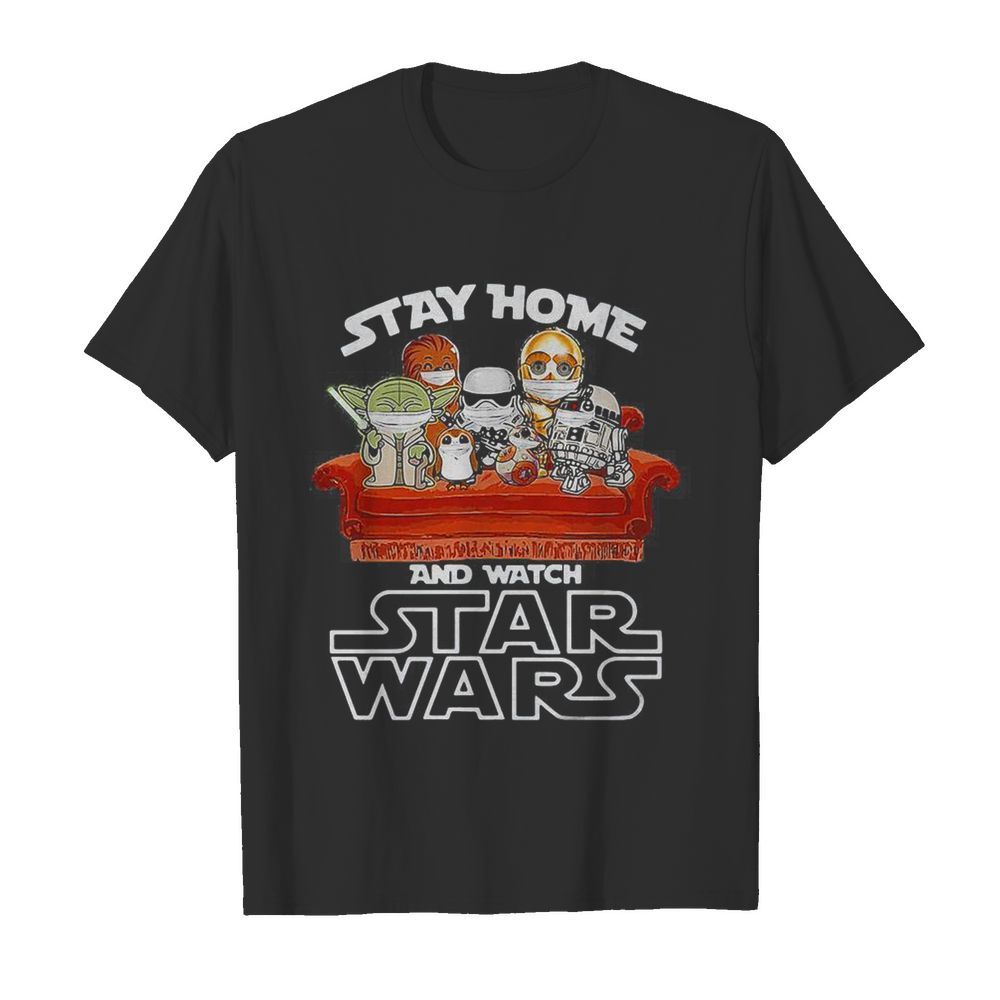 Stay home and watch star wars mask  Classic Men's T-shirt